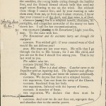 "THE ASSESSORS: [in great commotion] Blasphemy! blasphemy. She is possessed. She said our counsel was of the devil. And hers of God. Monstrous! The devil is in our midst. &c. &c." At this point, in Shaw’s version of events, Joan has damned herself past all salvation and will burn.