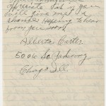 Alberta Carter of Chicago, Illinois, writes in January 1938 to "Gone With The Wind" producer David O. Selznick, asking him to consider her for the role of Mammy in the film.