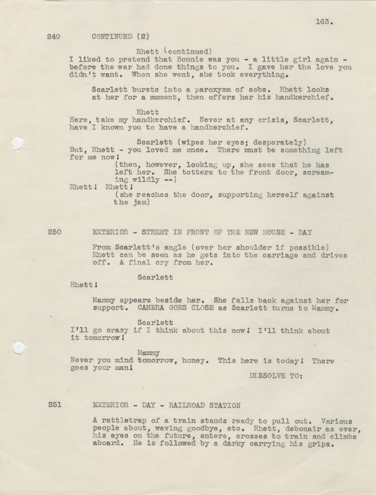 Bradbury Foote's happy ending to "Gone With The Wind."