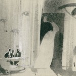 Scene design for "Spellbound" from the David O. Selznick collection.