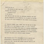 Memo dated January 9, 1939 from Katherine Brown to David O. Selznick, detailing Frederics's logistical and financial preferences for the agreement.