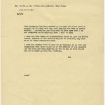 Memo from David O. Selznick concerning Frederics's dissatisfaction with the agreement, dated February 9, 1939.