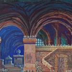 Backdrop for 30th degree “Catacomb.”