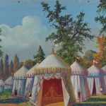 Backdrop for 32nd degree “Tent.”