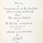 Title page of Charles Dodgson's [Lewis Carroll], The Rectory Magazine, produced by Dodgson and his siblings in 1850.