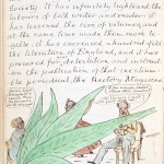 Illustrations from Charles Dodgson's [Lewis Carroll], The Rectory Magazine, produced by Dodgson and his siblings in 1850.