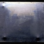 Joseph Nicéphore Niépce's “View from the Window at Le Gras.” c. 1826. Photo by J. Paul Getty Museum.