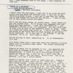 Stella Adler's acting notes and script analysis of "Death of a Salesman." July 20, 1988. The Stella Adler Collection. Reprinted by permission of The Stella Adler Studio of Acting. All rights reserved.