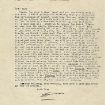 Samuel Beckett's letter to Maya Peron. Dated June 12, 1969. The Samuel Beckett Collection. Reprinted by permission of Georges Borchardt, Inc. All rights reserved.