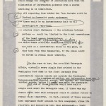 Ben Bradlee's annotations on his affidavit regarding confidentiality of sources.