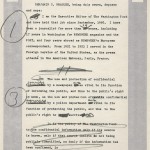 Ben Bradlee's annotations on his affidavit regarding confidentiality of sources.