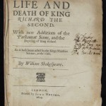 ‘King Richard II’ by William Shakespeare, London, 1634. Stab-sewn, uncut and in-tact text as it would have been originally issued and sold in St. Paul’s Cathedral courtyard in the early 17th century.