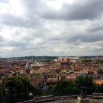 A view of Rome from the Spanish Steps. 2014. Photo by Chelsea Weathers.