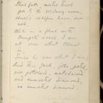 Pages from a commonplace book kept by Nancy Cunard, full of quotes and poems penned by friends in the book. Images courtesy of Harry Ransom Center.