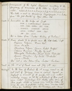 Pages from a commonplace book kept by Charles Dodgson (better known as Lewis Carroll) with information about ciphers, anagrams, stenography, and labyrinths. Images courtesy of Harry Ransom Center.