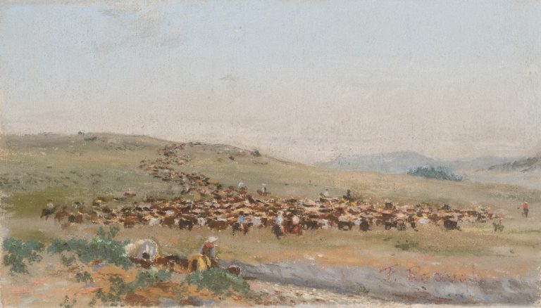 The exhibition Frank Reaugh: Landscapes of Texas and the American West. Photos by Pete Smith.