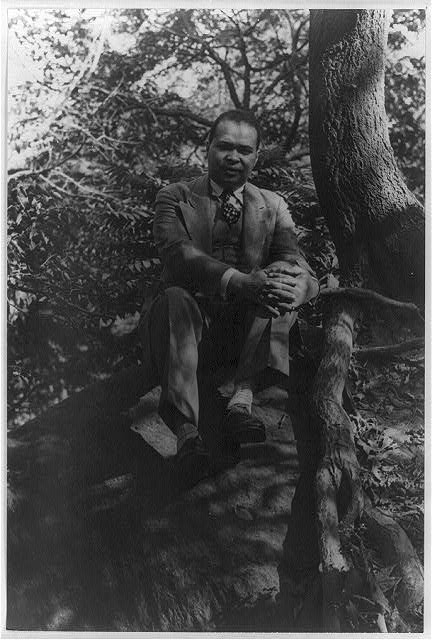 Carl Van Vechten (1880-1964) [Portrait of Countee Cullen, in Central Park], June 20, 1941.