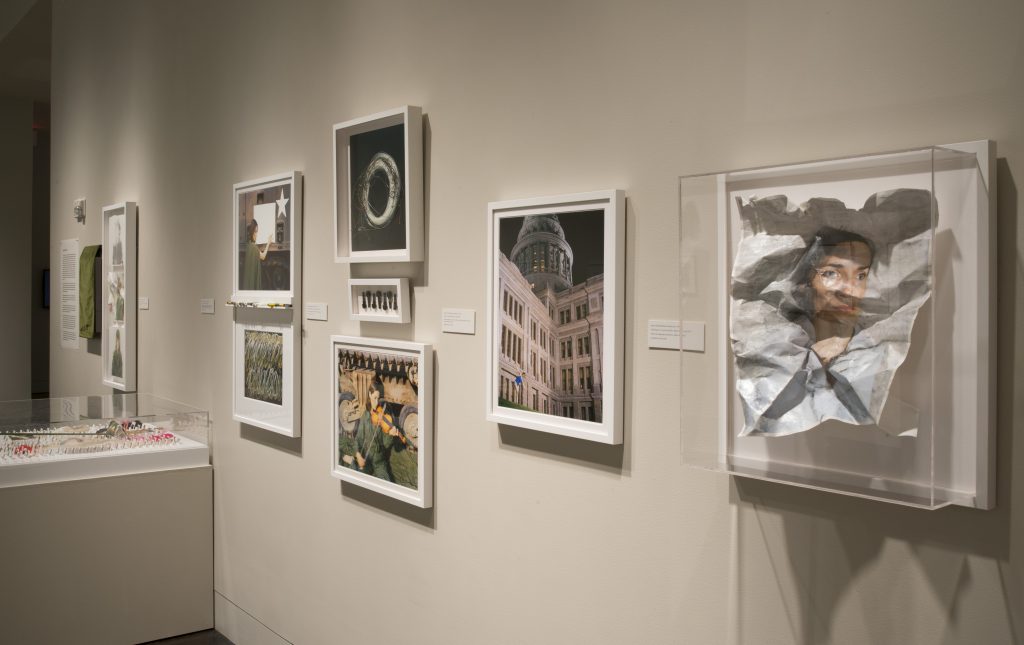 Installation shot of exhibition at Harry Ransom Center