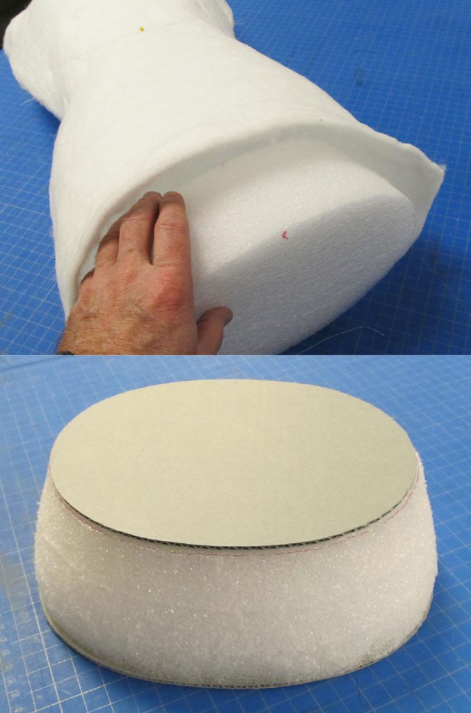 Creating precision cut Ethafoam interior supports