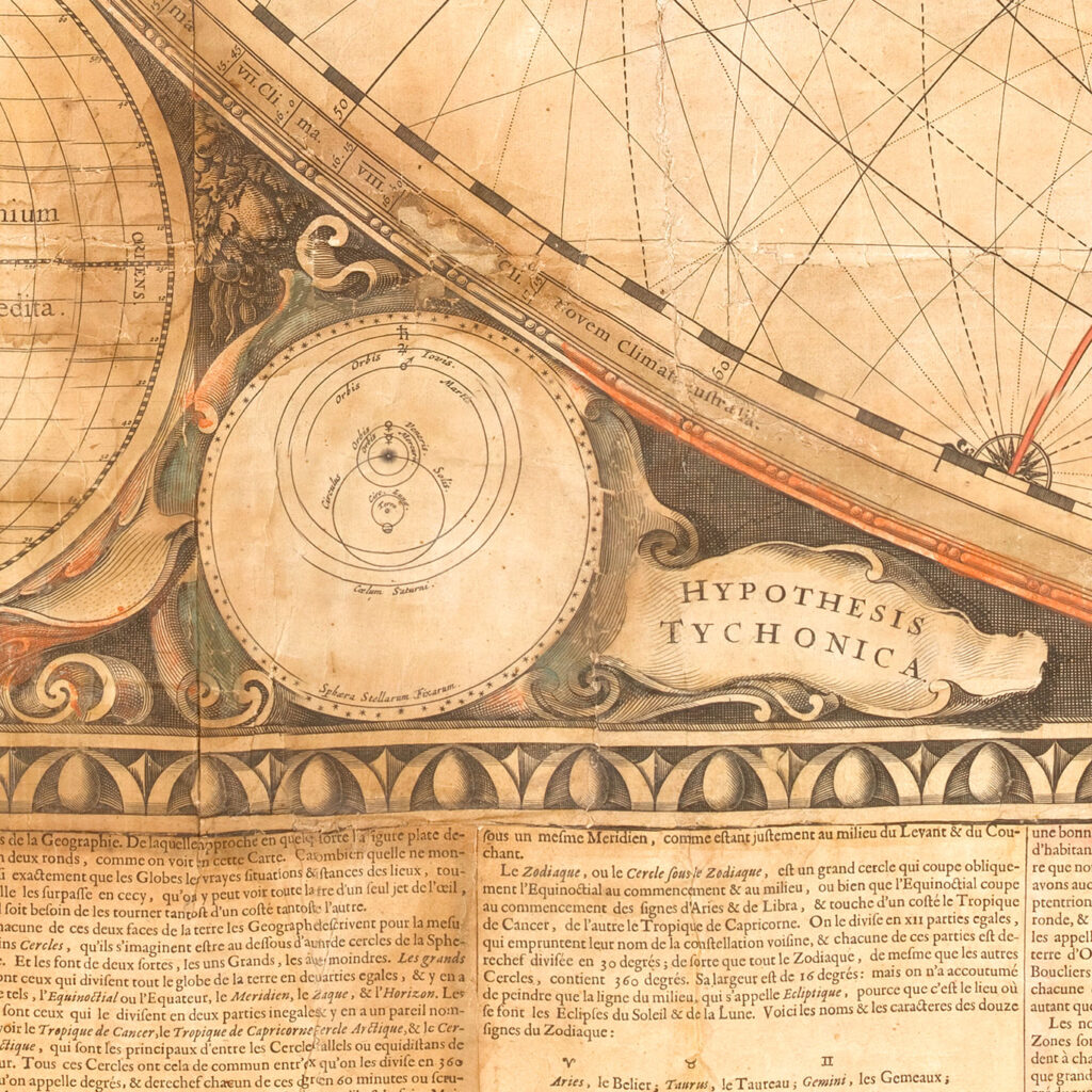 Detail of Joan Bleau's 1648 map.