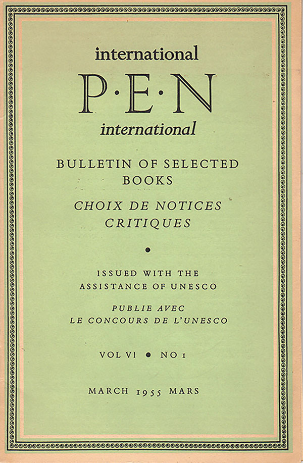 Cover of bulletin