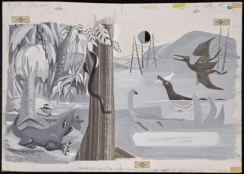 Illustration of dinosaurs