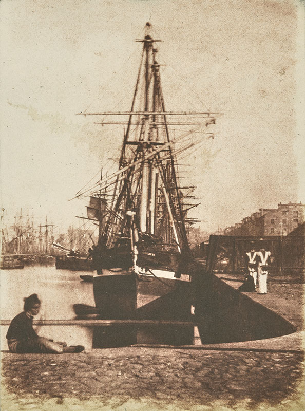 Large boat at a dock