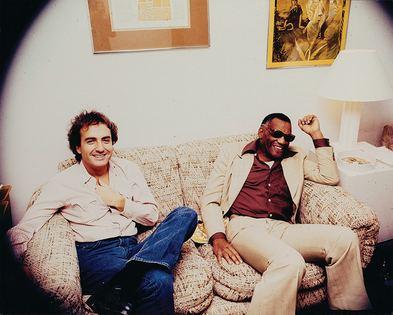 Lorne Michaels and Ray Charles