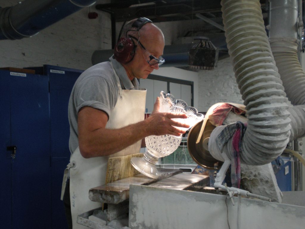 Cutting or grinding, Waterford Crystal