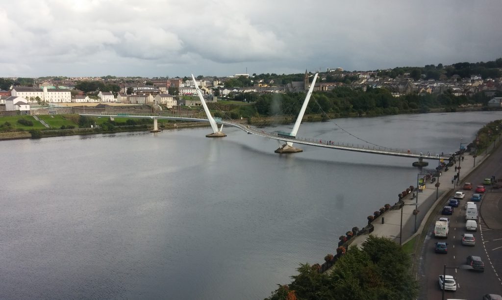 Peace Bridge in Derry