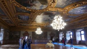 Ratibor Castle state room ceiling
