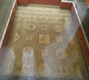 Roman mosaic floor