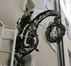 McDonalds sign on Gstattengasse