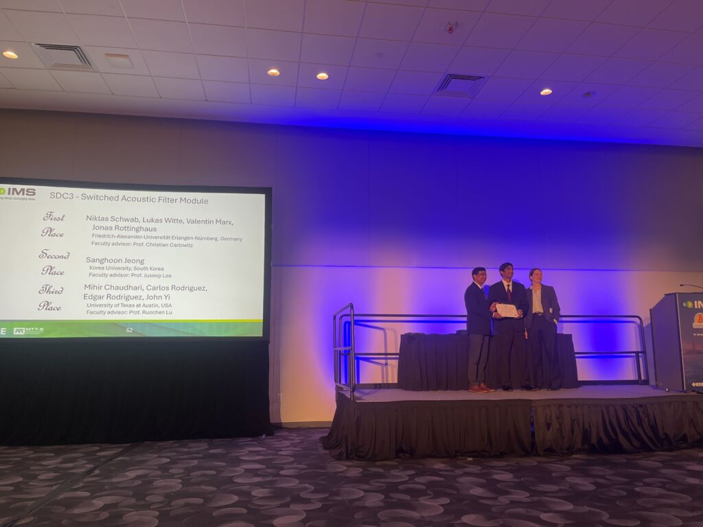 Mihir at the IMS 2025 award ceremony