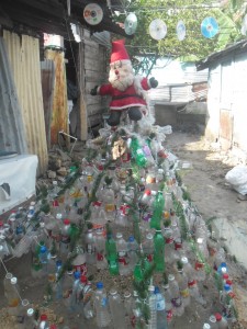 Homemade decorations for the 2014 holiday celebration. 