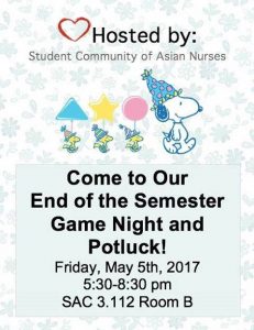 Information about game night