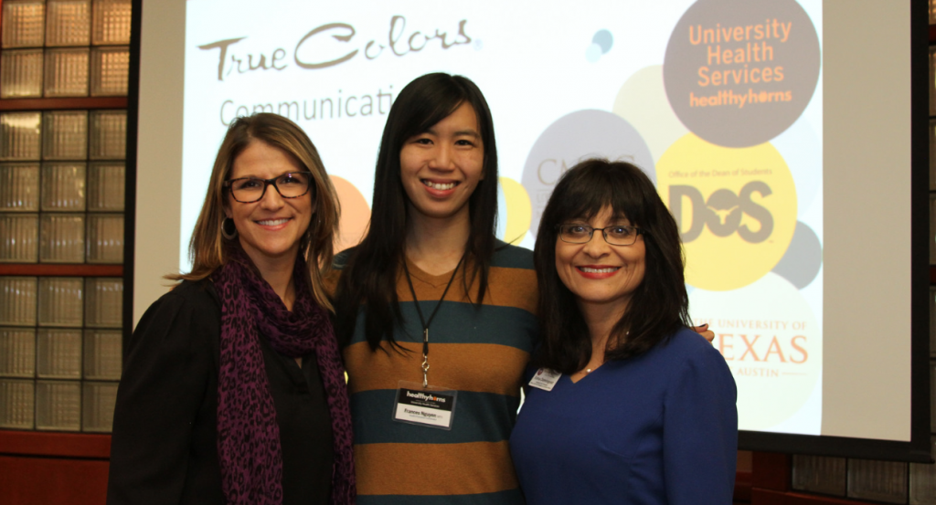 Adrienne MacKenzie, Frances Nguyen & Edna Dominguez facilitating new True Colors® Communication workshop