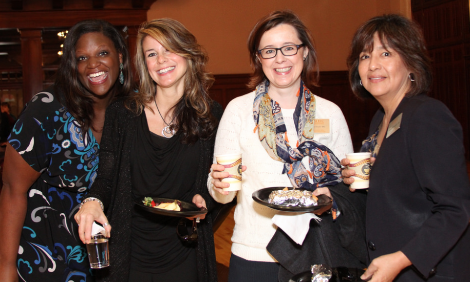 LaToya Hill, Marla Craig, Emily Doyle & Melissa Eshelman at the Division-wide meeting