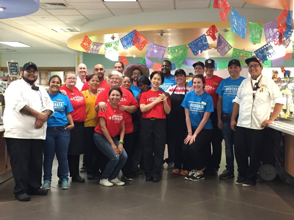 The Kinsolving Dining Hall Team at the Mexican American Cultural Dinner