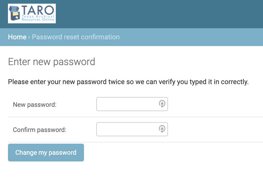 Enter New Password