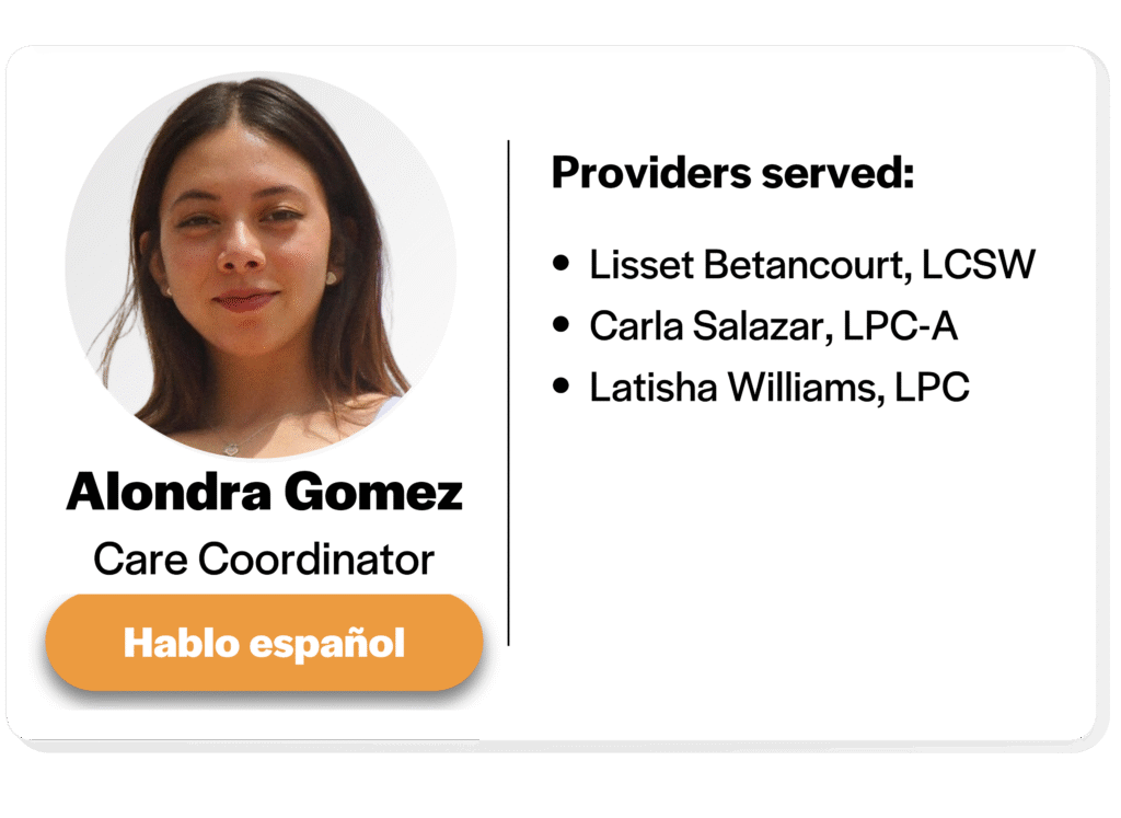 Headshot of Alondra Gomez, care coordinator. 