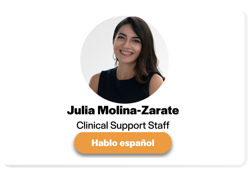 Headshot of Julia Molina-Zarate, Clinical Support Staff. 