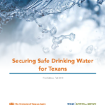 Report Cover Page: Securing Safe Drinking Water for Texans