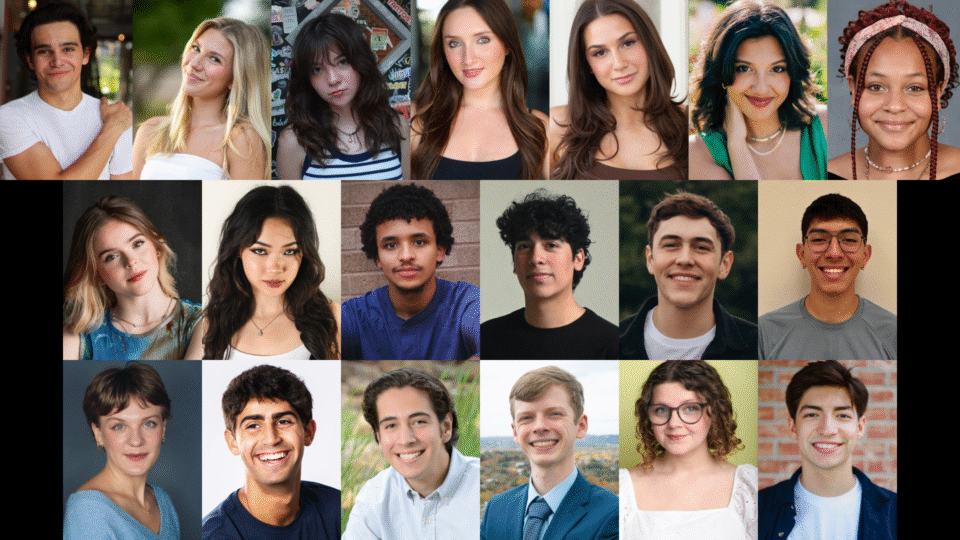 19 headshot of the actors in Cabaret