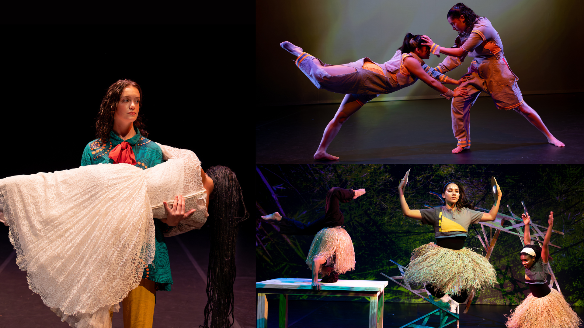 Read about the four unique dance pieces on stage as part of ROOTED IN MOTION