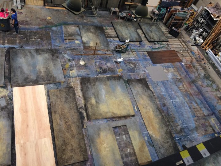 layout of scene shop floor
