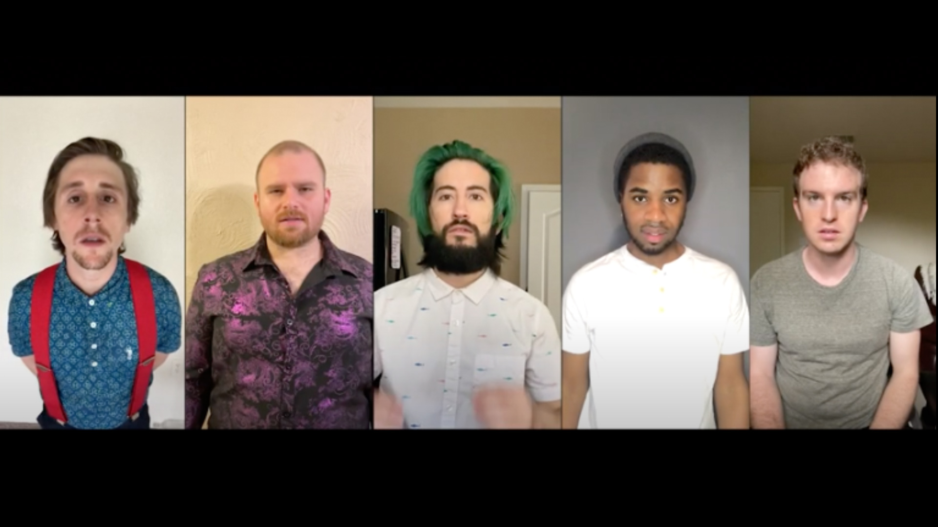 side by side of band members of kwarnteens