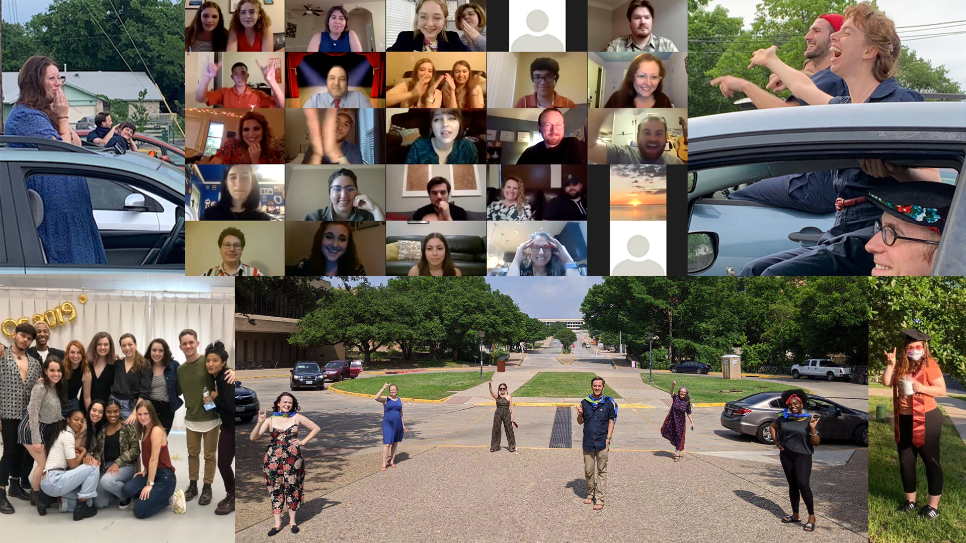 Collection of graduation images