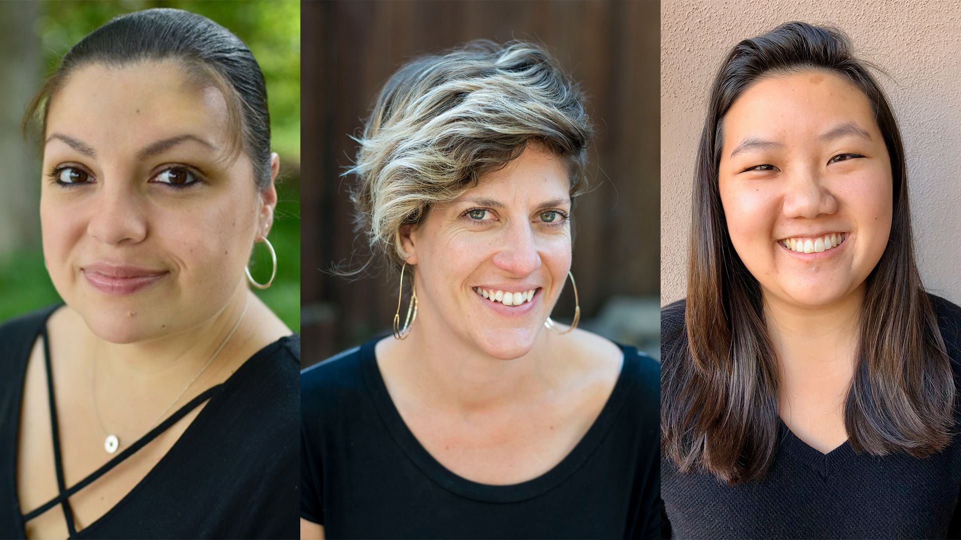 Anna Skidis Vargas headshot, Andrea L. Hart headshot and Zoey Crow headshot