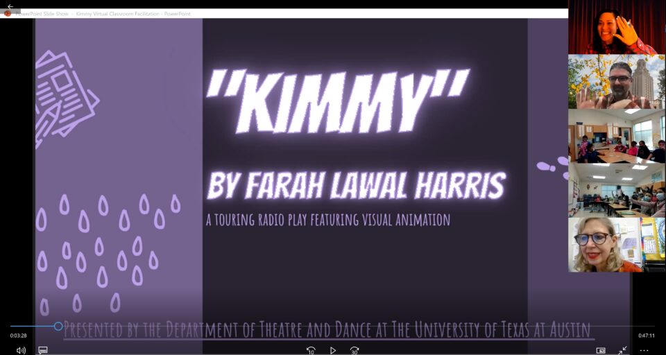 Zoom reading of Kimmy